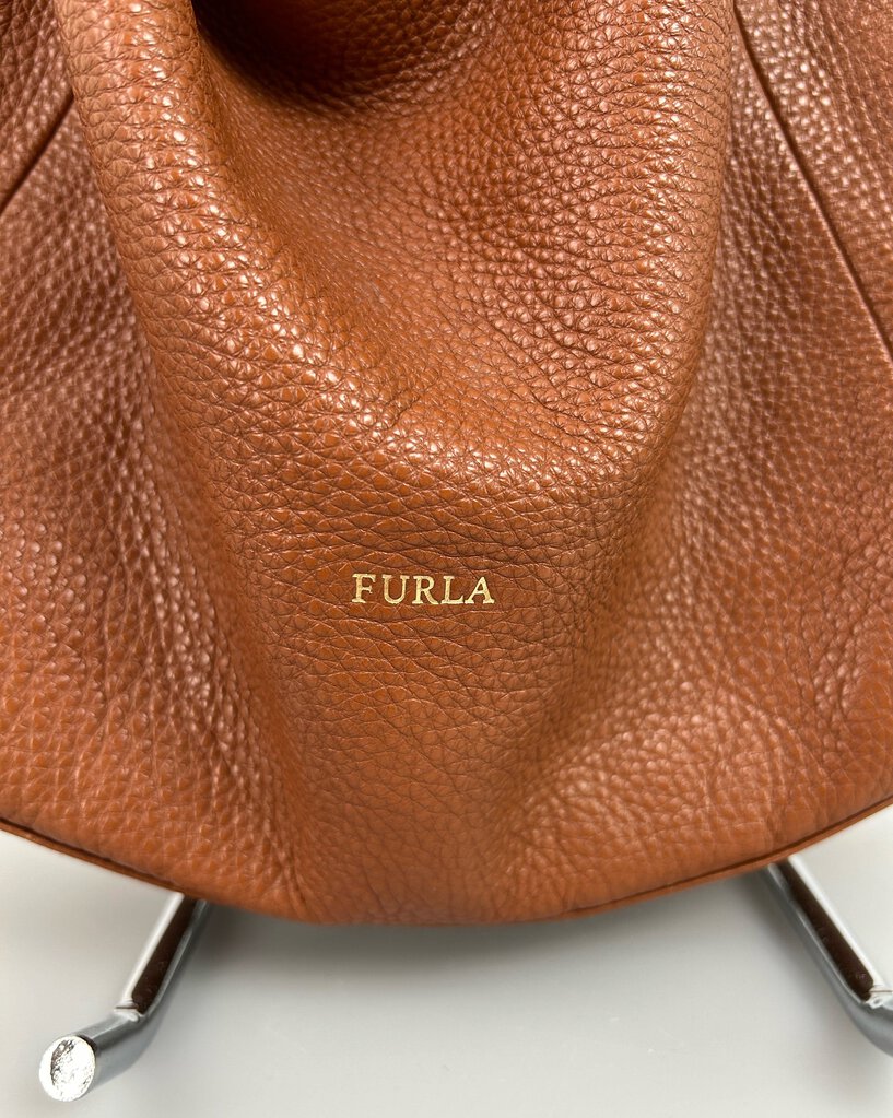 Furla leather hobo shoulder bag