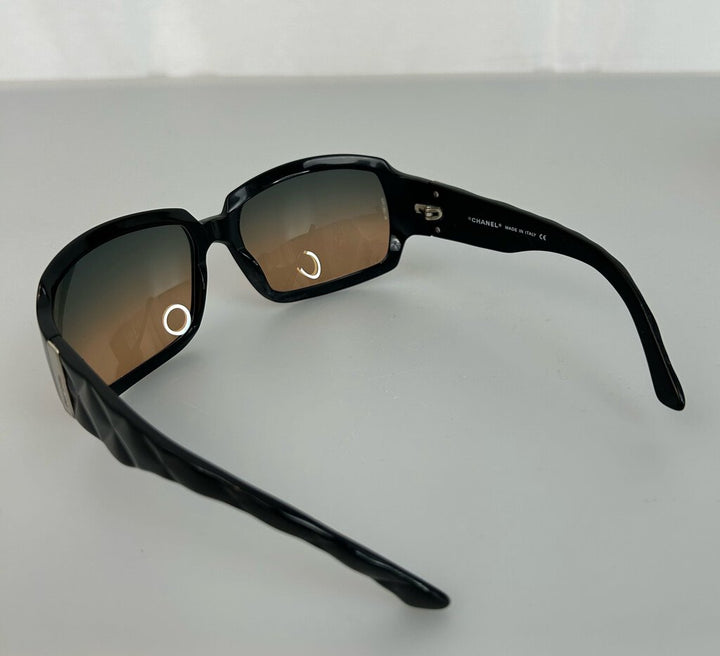 Chanel quilted acetate sunglasses