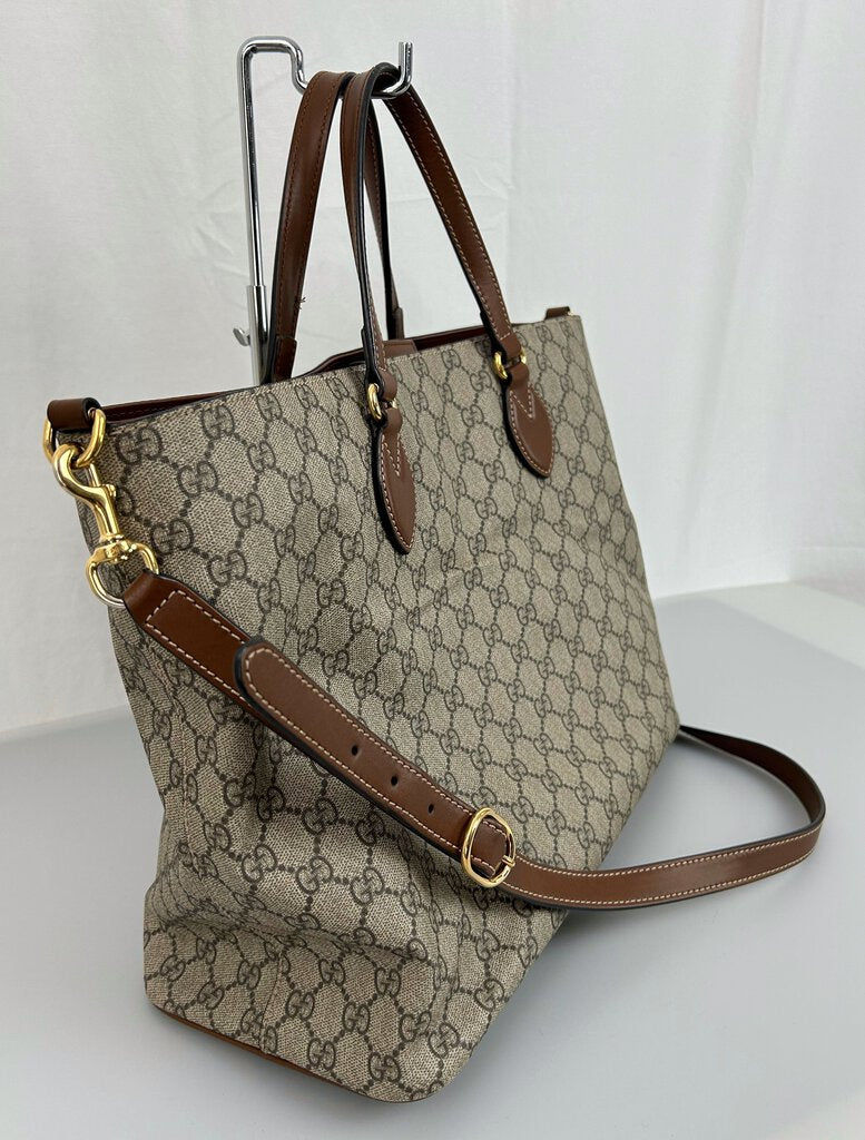 Gucci Monogram Canvas Tote