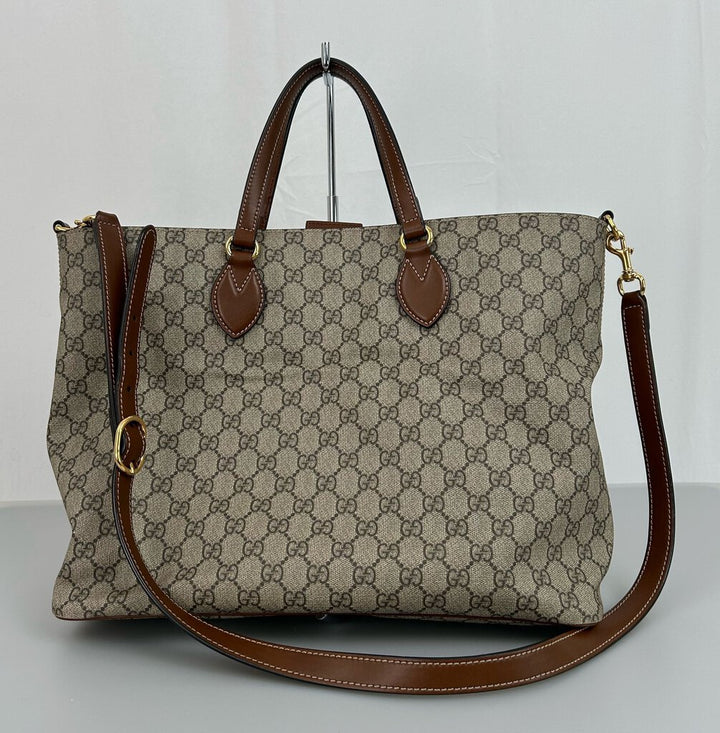 Gucci Monogram Canvas Tote