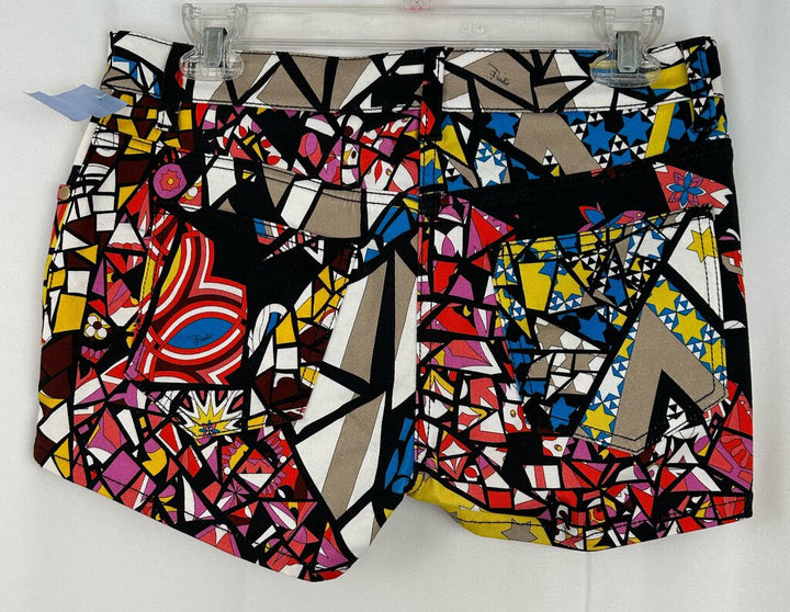 Emilio Pucci wild graphic print shorts (size 8)