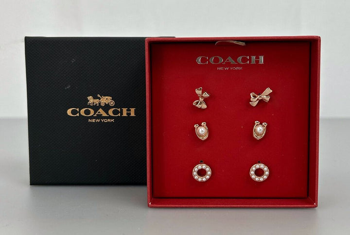 Coach earring box set