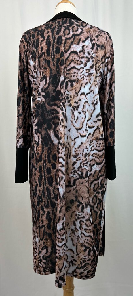 Melanie Jacqueline silky cheetah print duster (S/M)