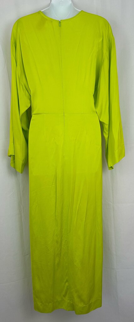 Smythe "twist" satin midi dress (XS)