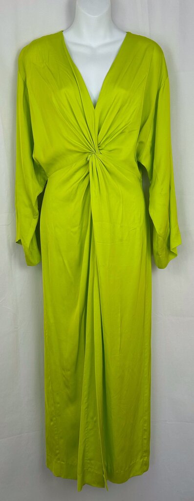 Smythe "twist" satin midi dress (XS)