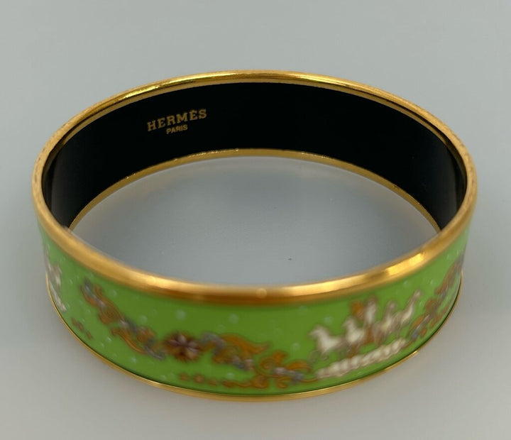 Hermes vintage enamel cuff
