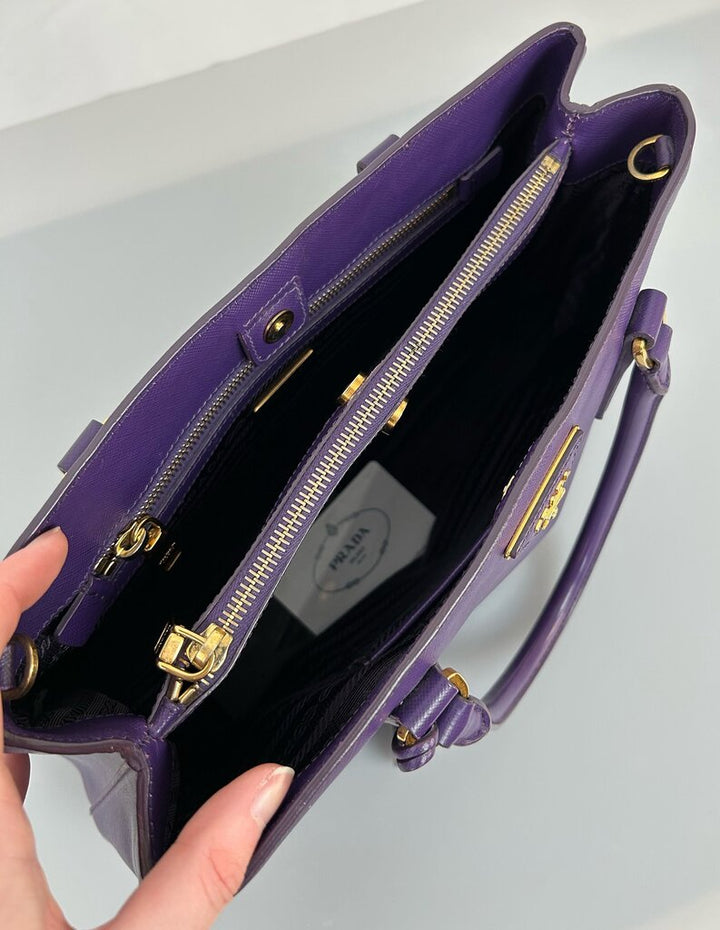 Prada Galleria saffiano convertible crossbody