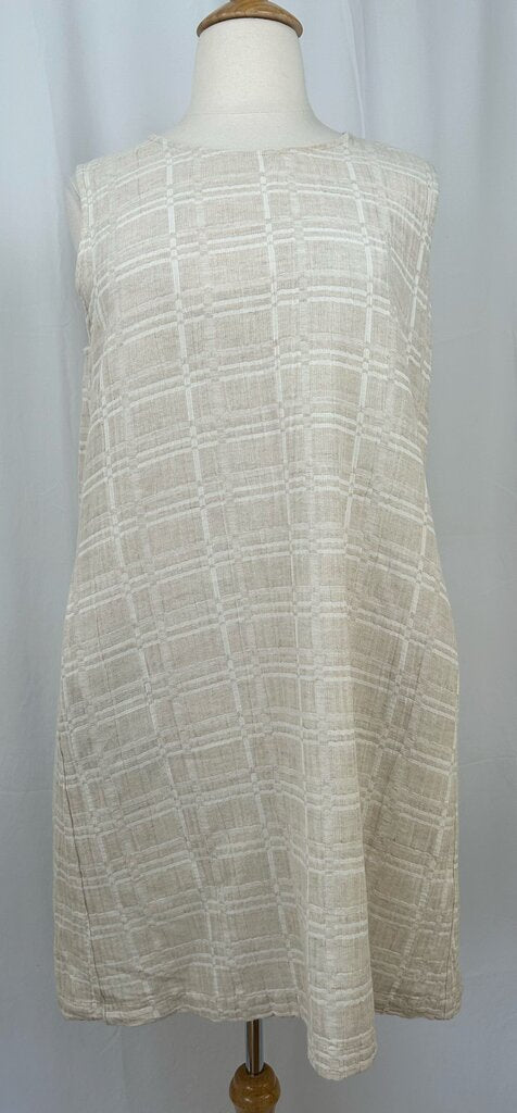 Eileen Fisher plaid tunic dress (XL)