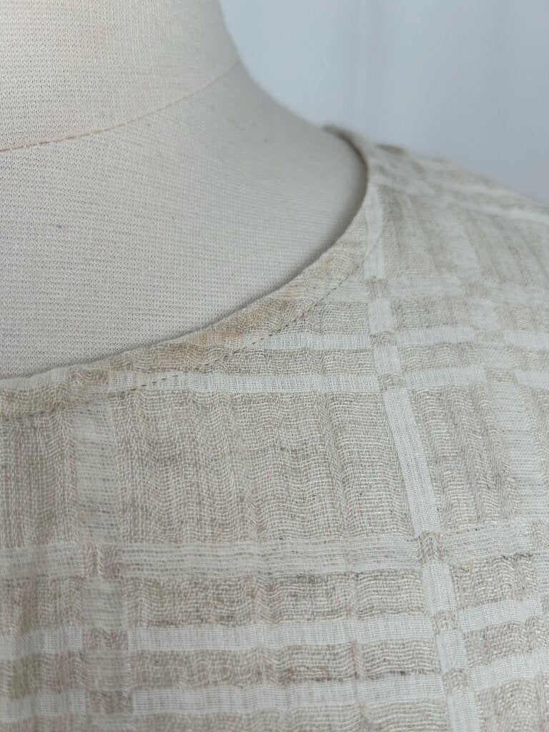 Eileen Fisher plaid tunic dress (XL)