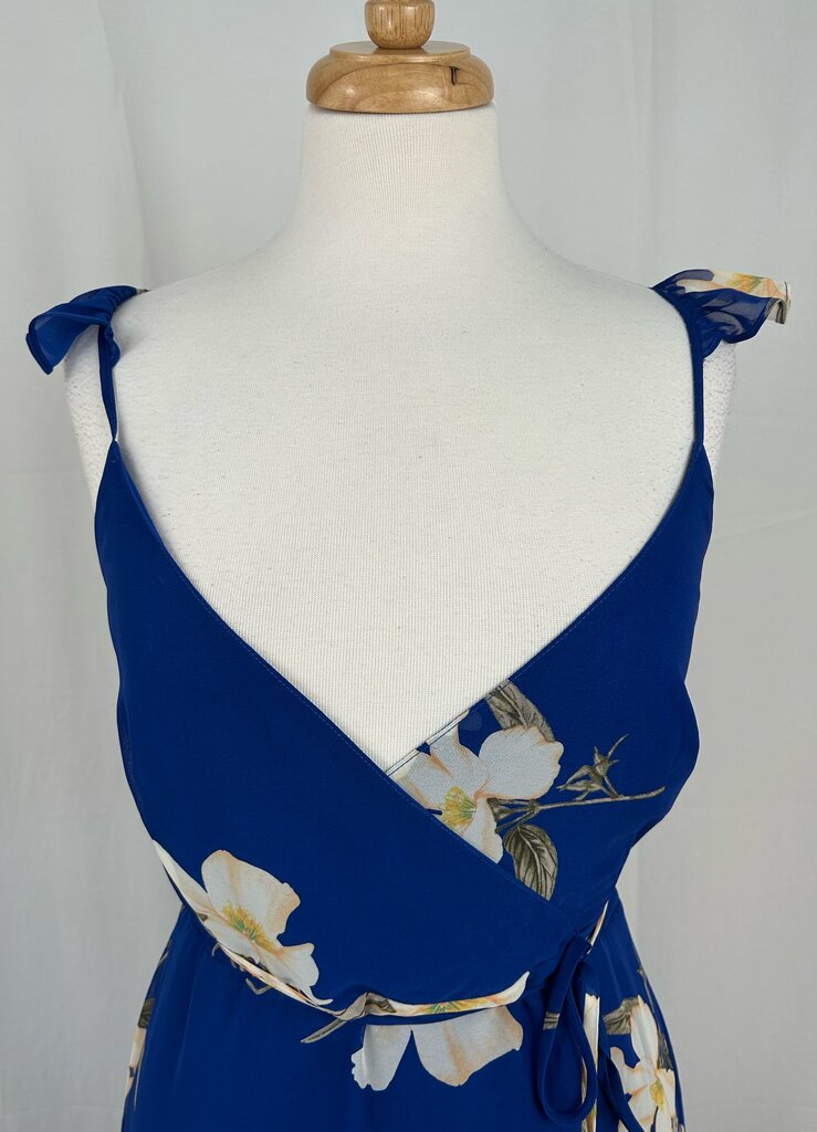 Lulu's NWT high-low maxi wrap dress (S)