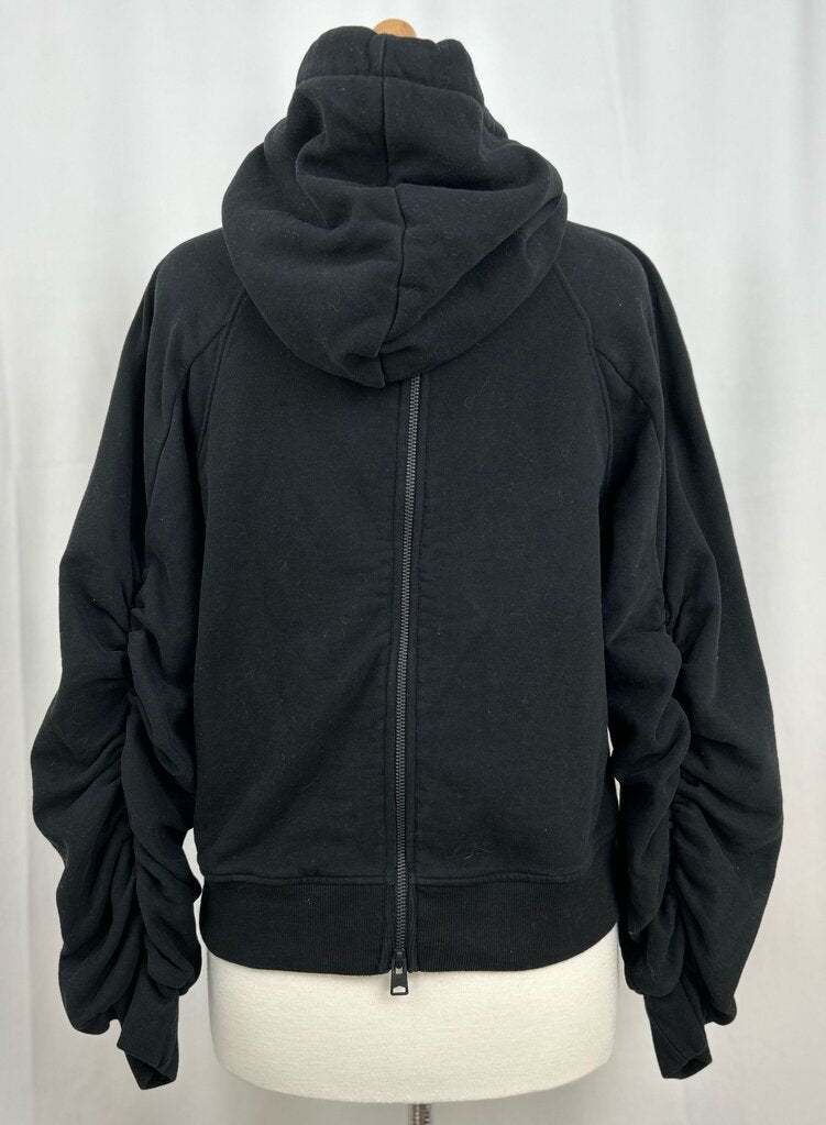 All Saints "Dana" oversized back zip hoodie (S)