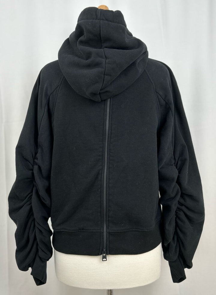All Saints "Dana" oversized back zip hoodie (S)