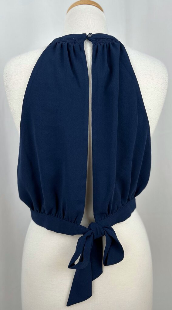 Wilfred silky halter crop (L)