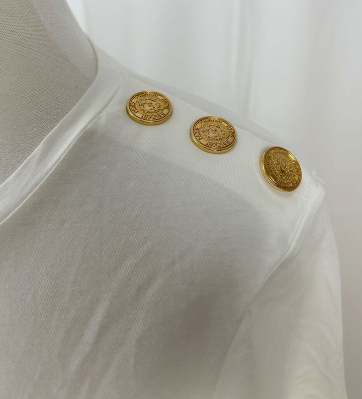 Balmain NWT logo tee (L)
