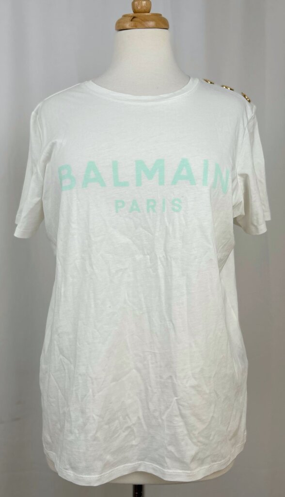 Balmain NWT logo tee (L)