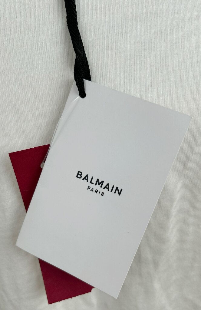 Balmain NWT logo tee (L)