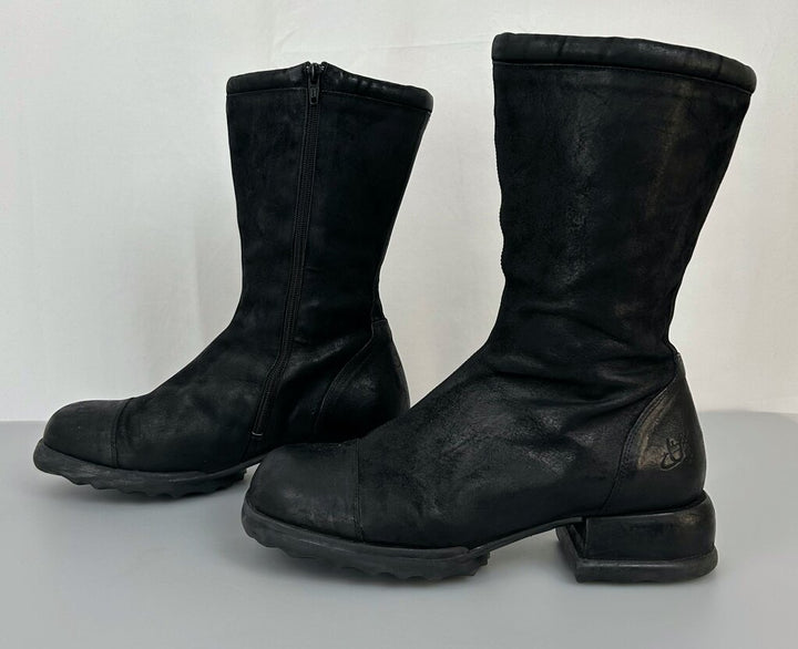 Fluevog "Shannon" calf moto boot (size 11)