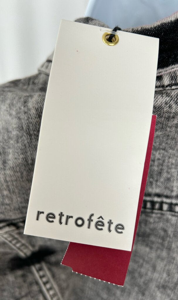 RetroFete NWT "Lema" denim mini dress (size 4)