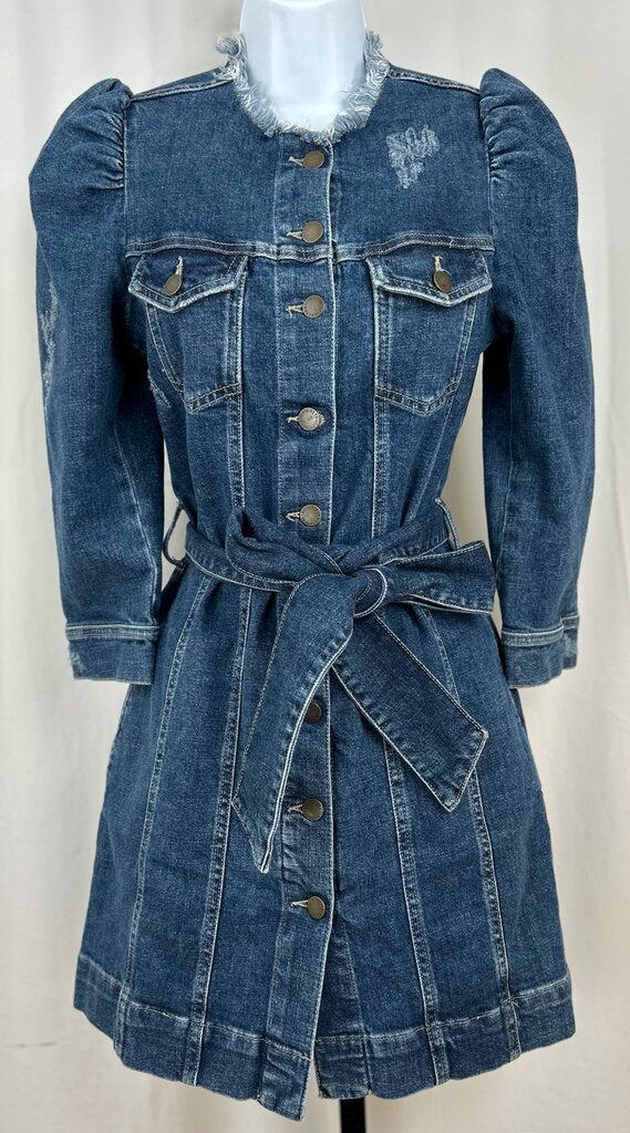 RetroFete NWT "Lema" denim mini dress (size 4)