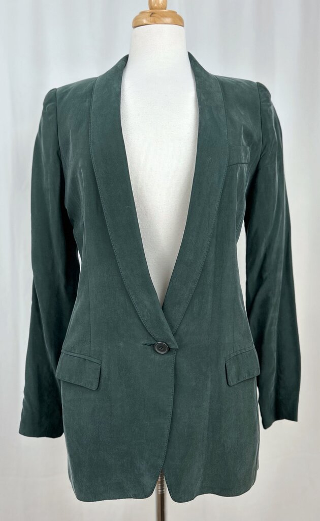 Smythe longline Cupro blazer (size 6)