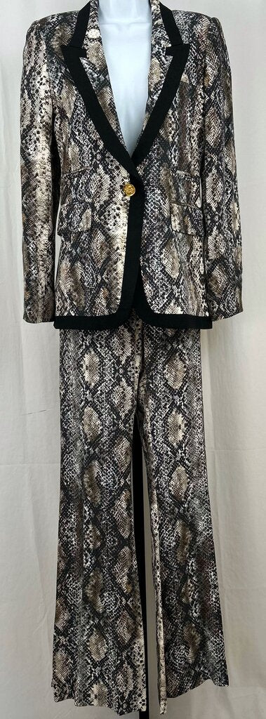 Smythe 2pc snake print suit (size 4)