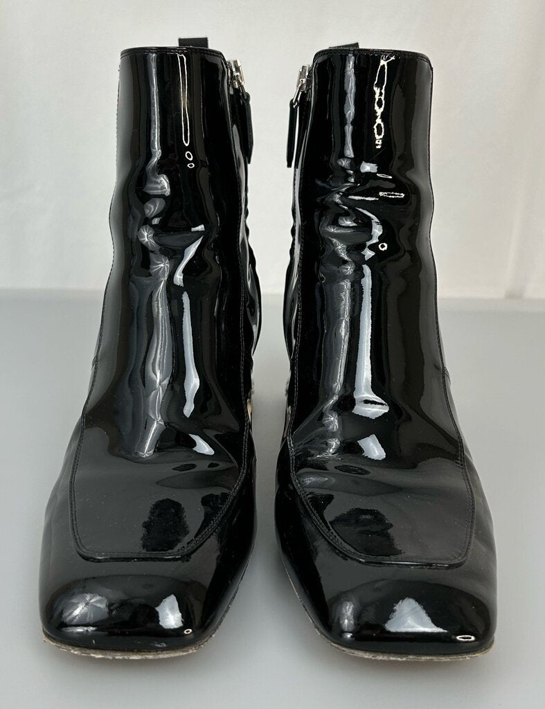 Miu Miu patent leather ankle boot (size 8)