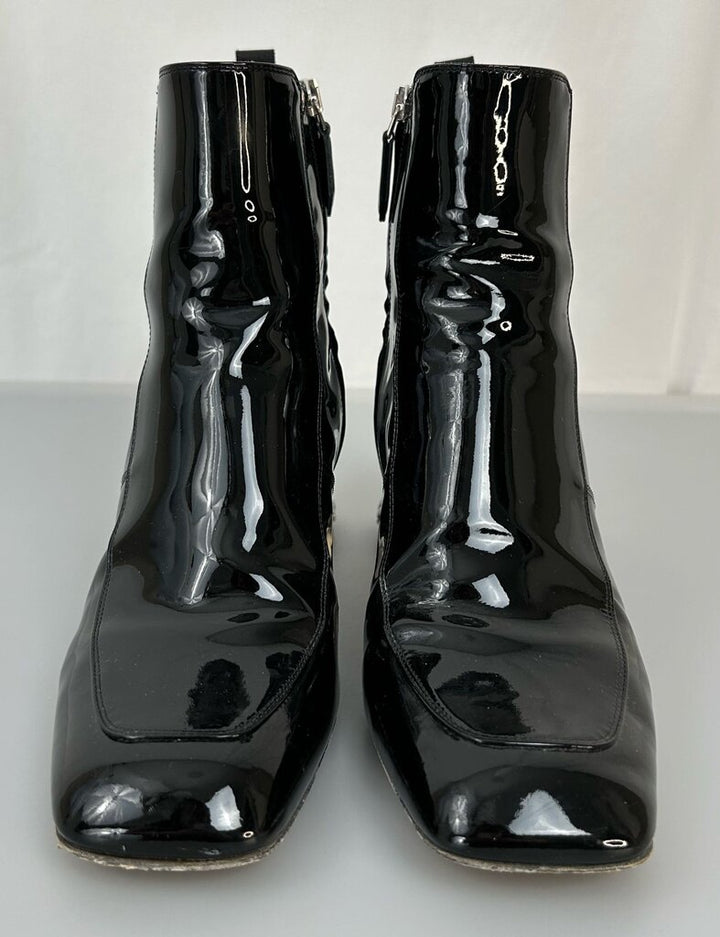 Miu Miu patent leather ankle boot (size 8)