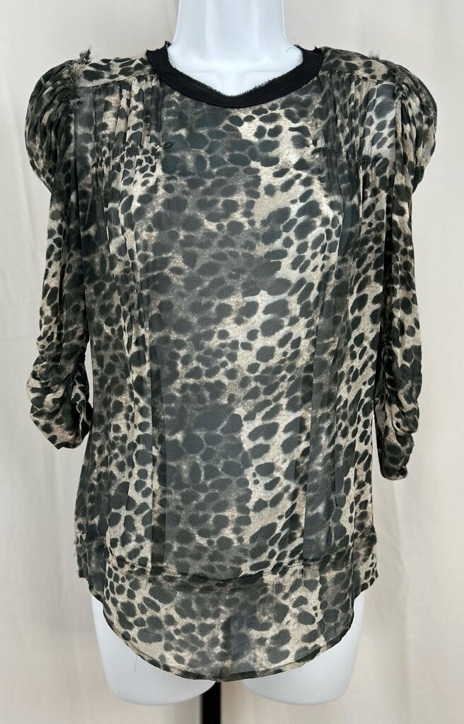 Etoile (Isabel Marant) ruched sleeve top (S)