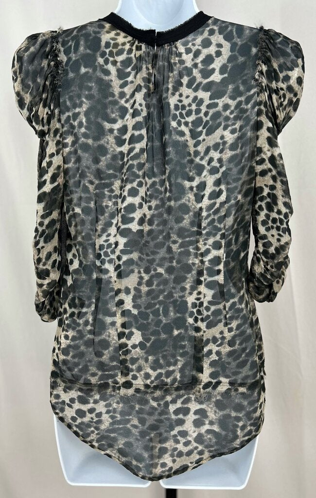 Etoile (Isabel Marant) ruched sleeve top (S)