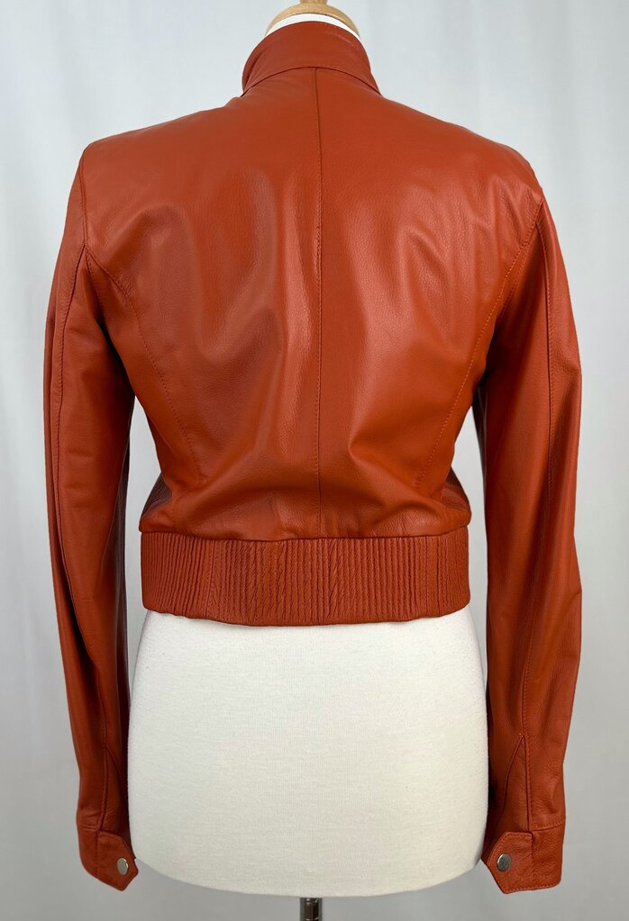 Belstaff cropped leather jacket (S)
