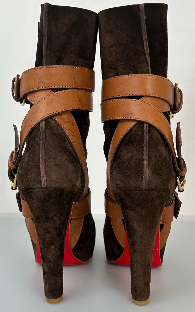 Christian Louboutin "Guerriere" 120 Suede boot (size 8)