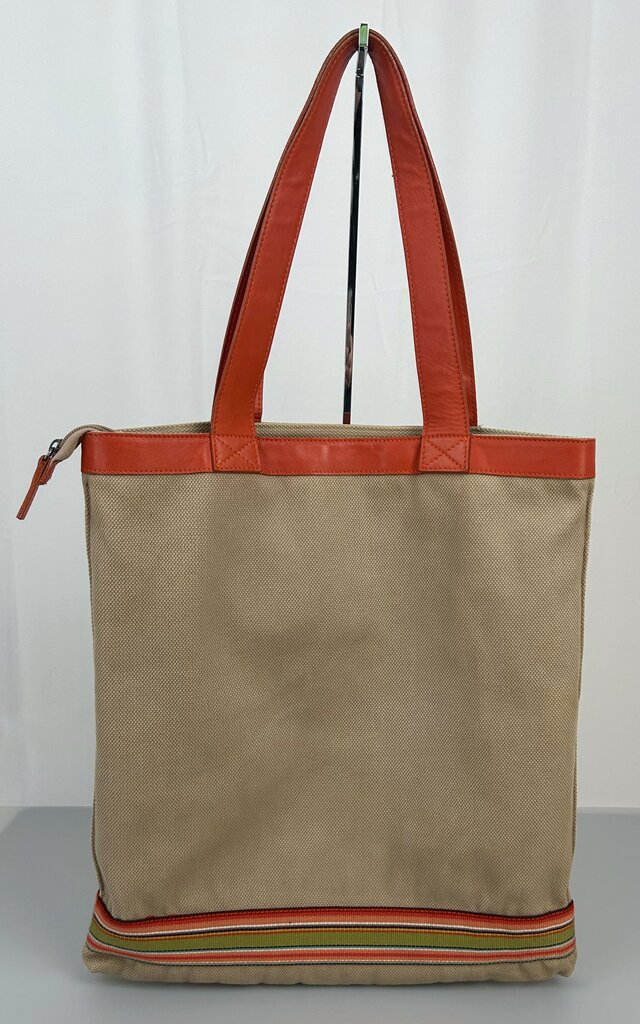 Vilebrequin palm trees canvas tote