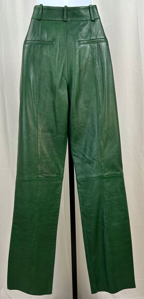 Lamarque high waist pleated leather pant (size 0)