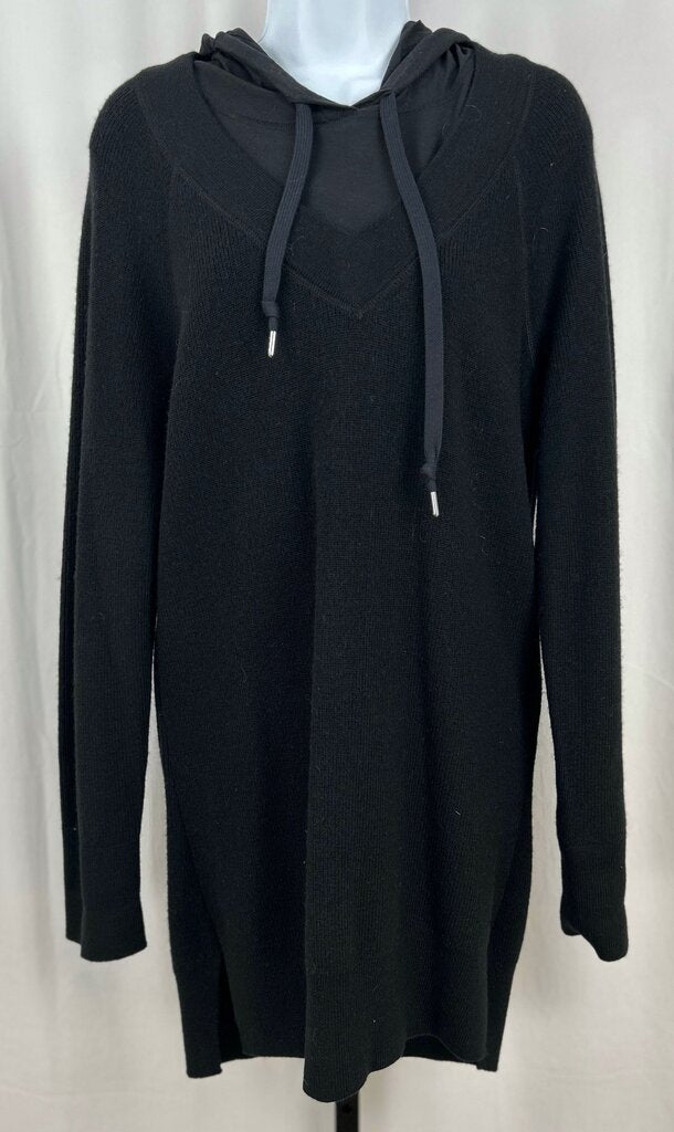 Alexander Wang T. layered hooded sweater dress (S)