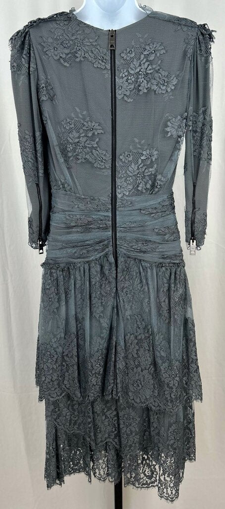 Burberry Prorsum lace layered midi dress (S)