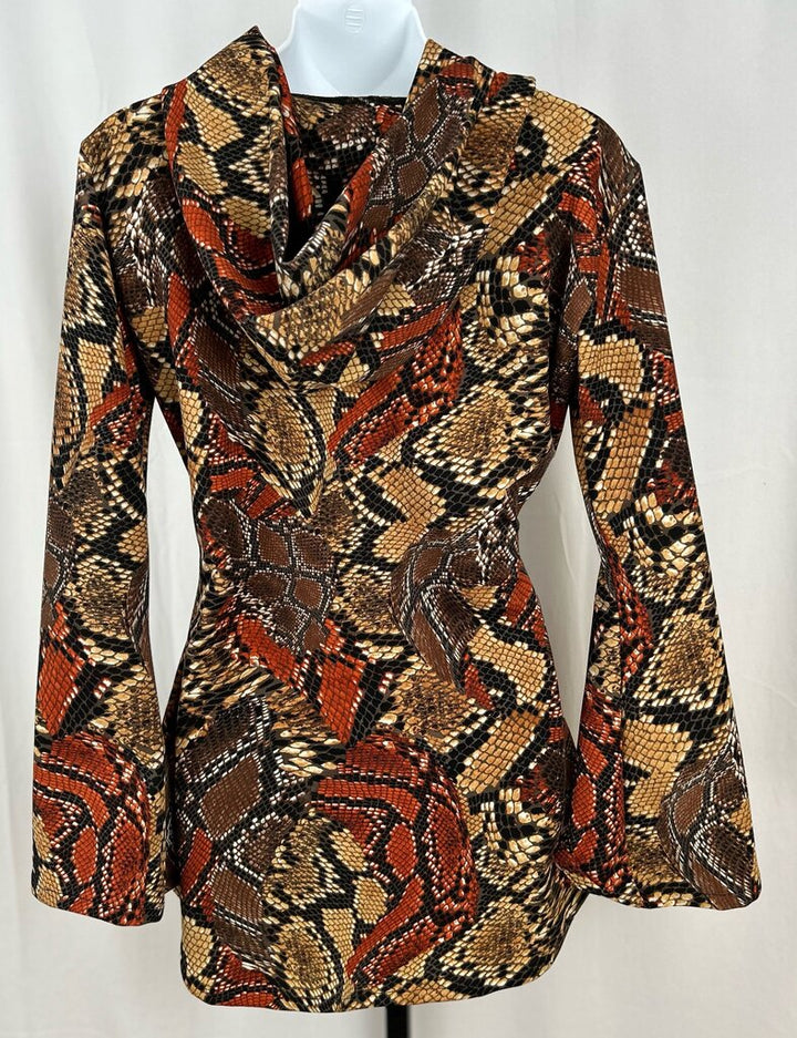 Sooley snake print hoodie (S)