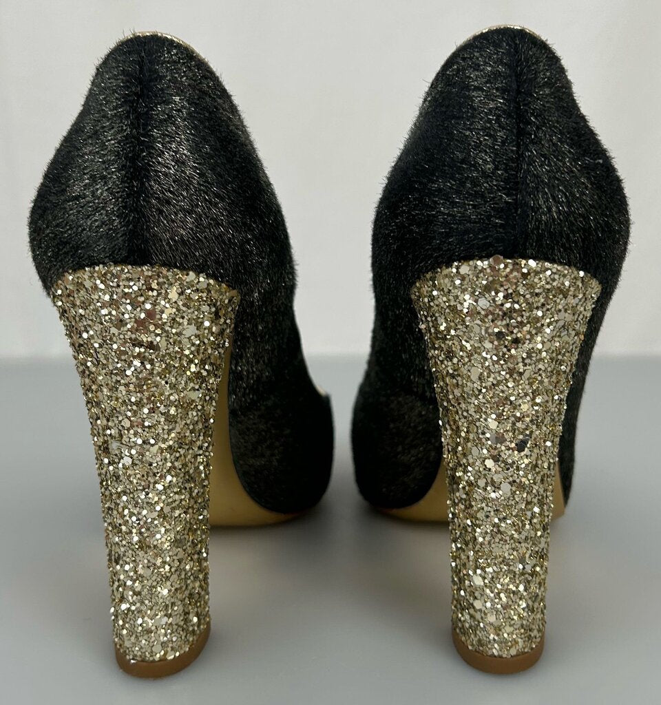 Miu Miu Sequin block heels (size 7.5)