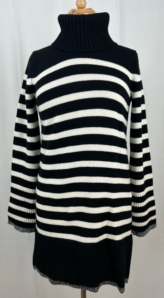 Me+Em striped turtleneck tunic (S)