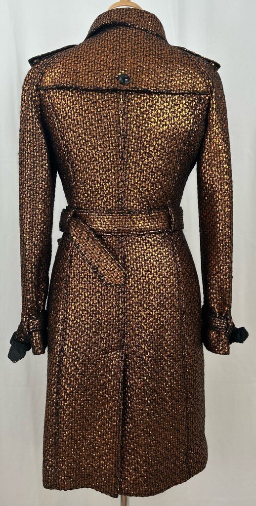 Burberry Copper thread trench coat (size 8)