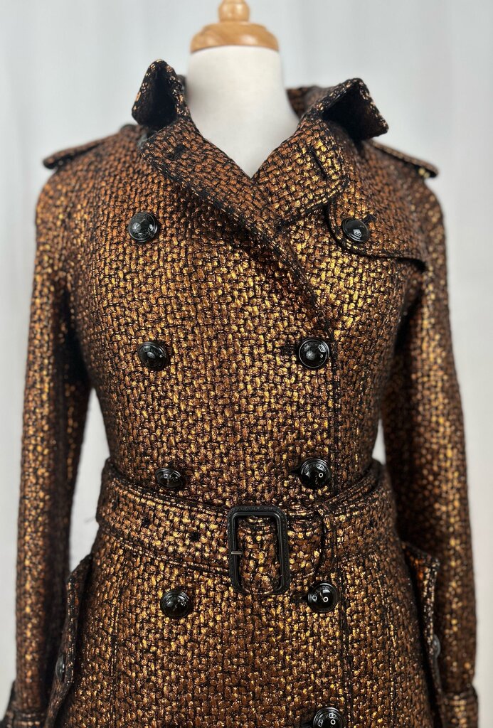 Burberry Copper thread trench coat (size 8)