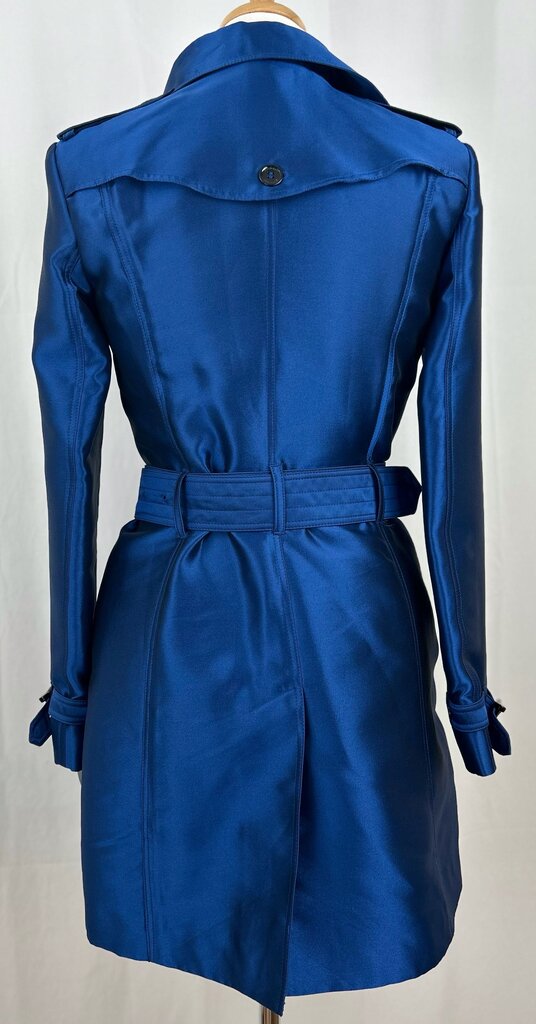 Burberry shimmer belted trench (size 8)
