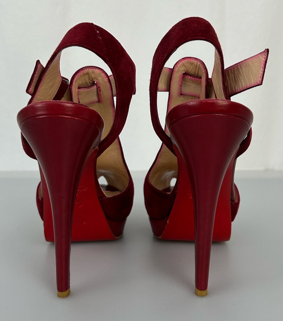 Louboutin Orlan 140 suede platforms (size 8)