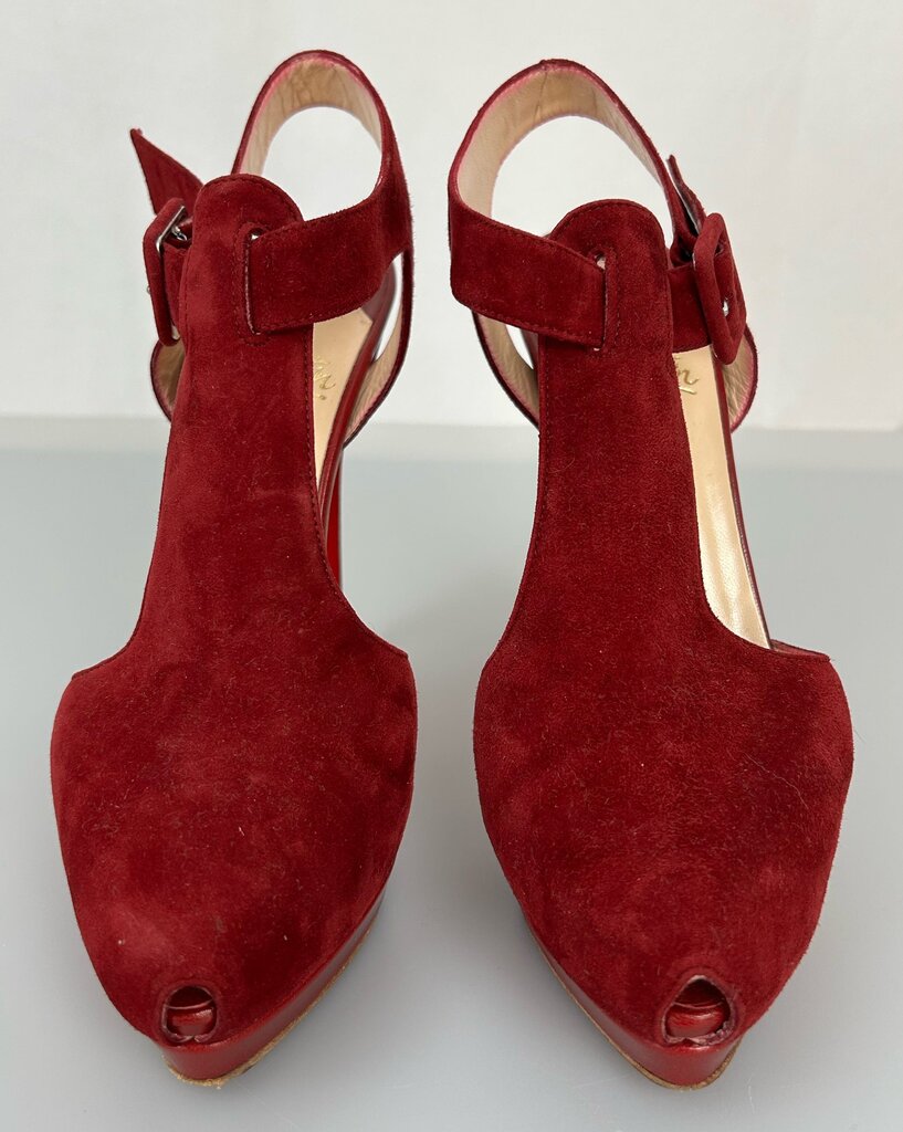 Louboutin Orlan 140 suede platforms (size 8)