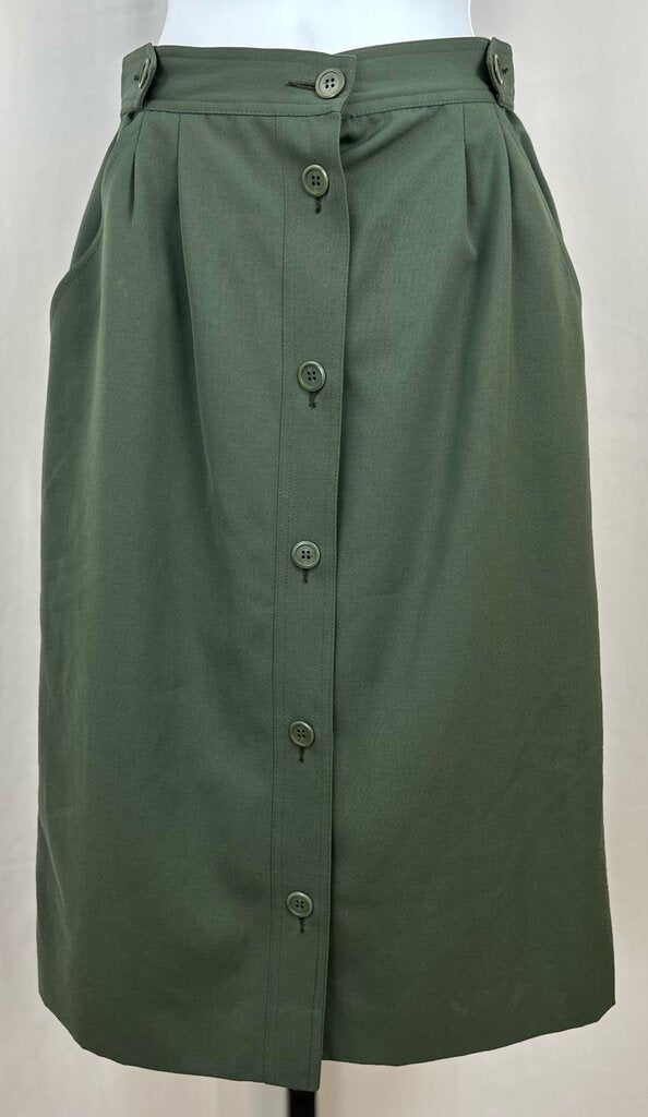 G.Gucci vintage 1970s wool midi skirt (XS)
