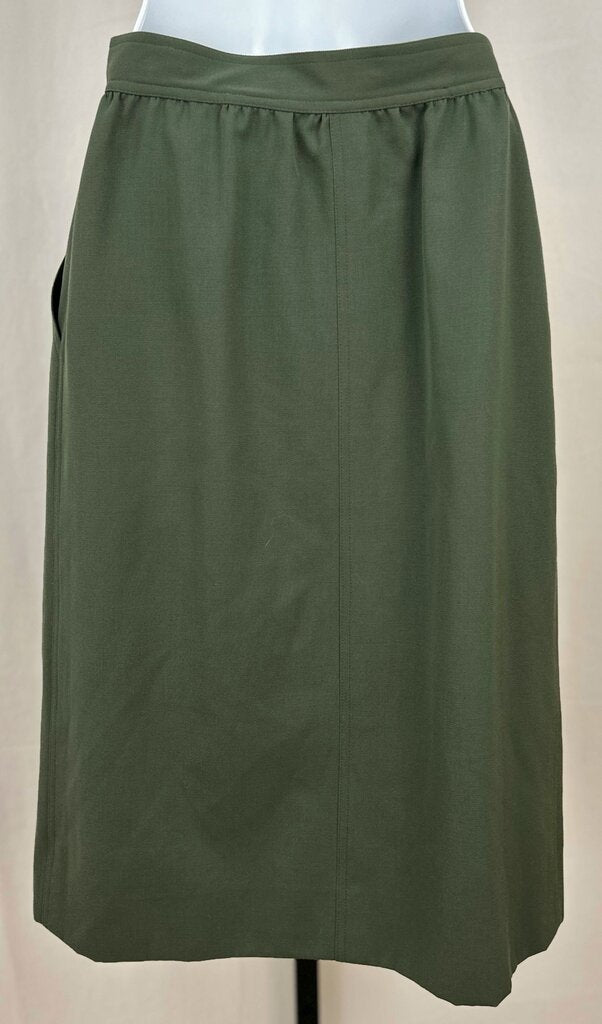 G.Gucci vintage 1970s wool midi skirt (XS)