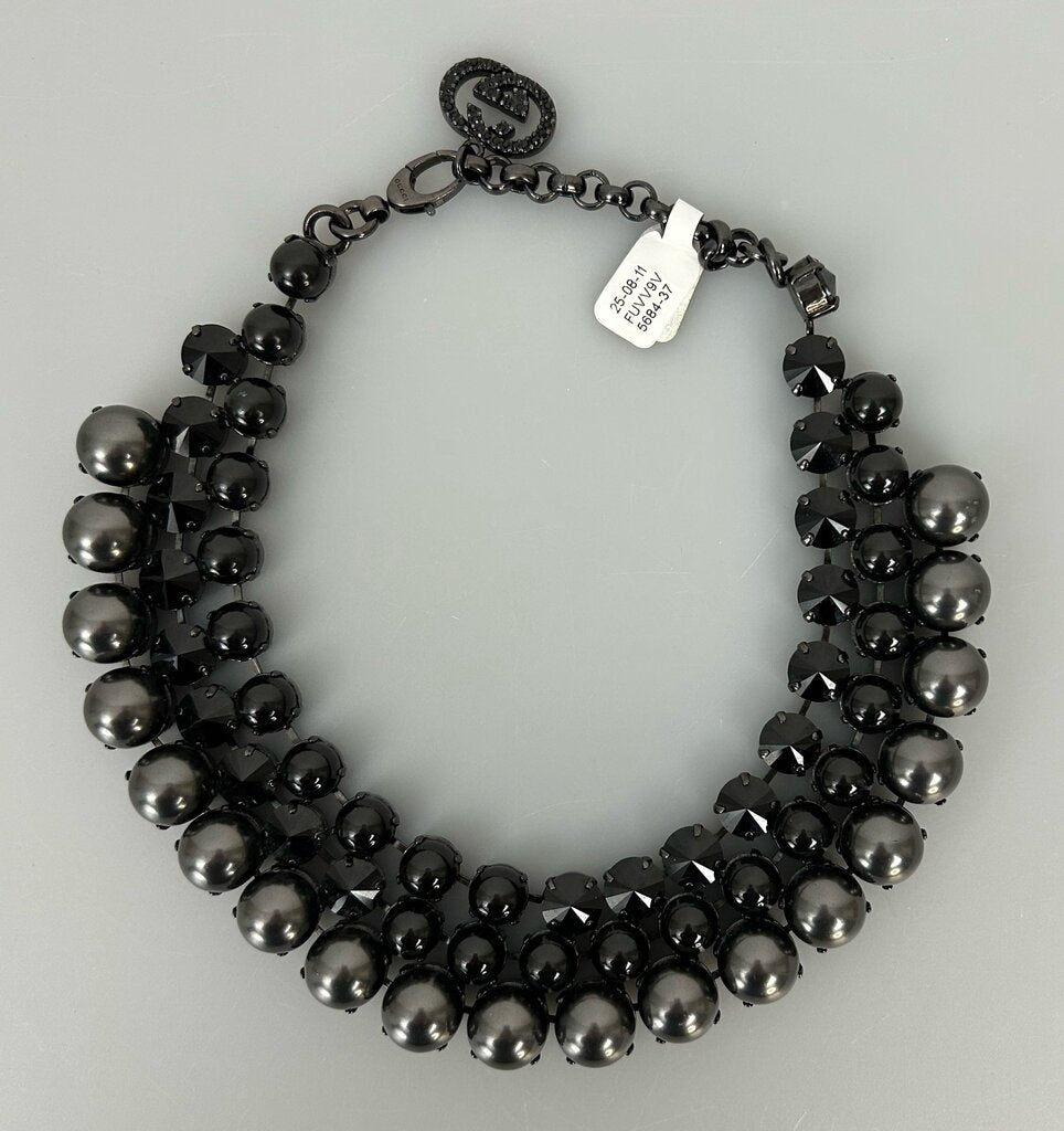 Gucci bead/pearl statement necklace