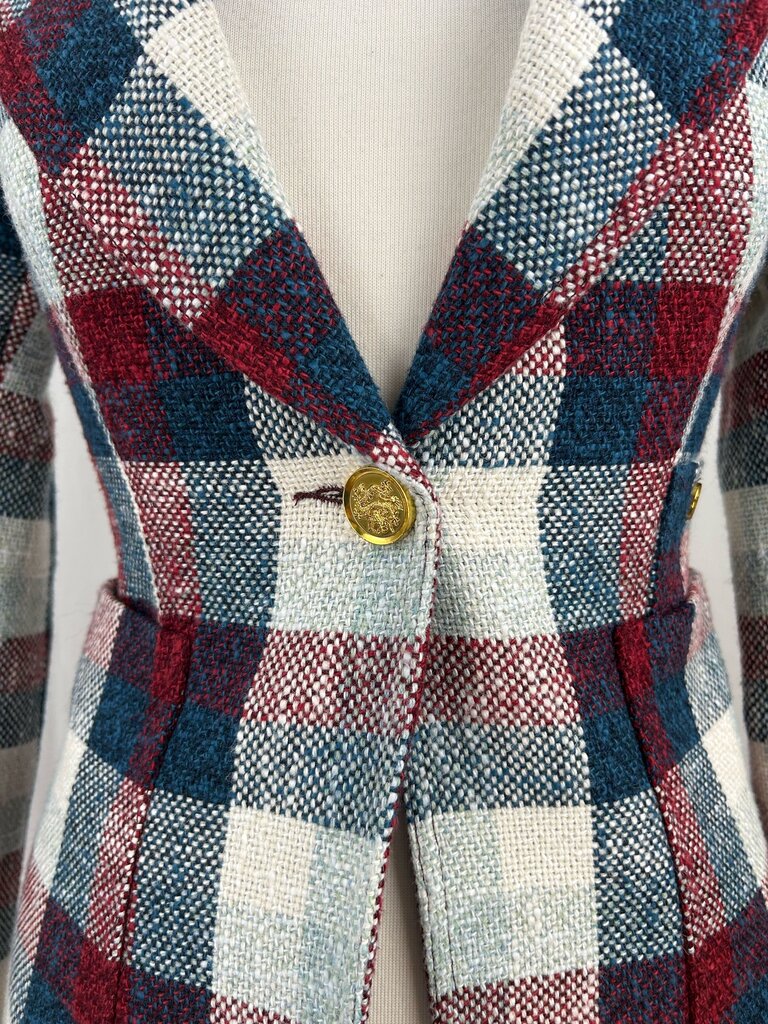 Smythe tweed duchess blazer (size 8)