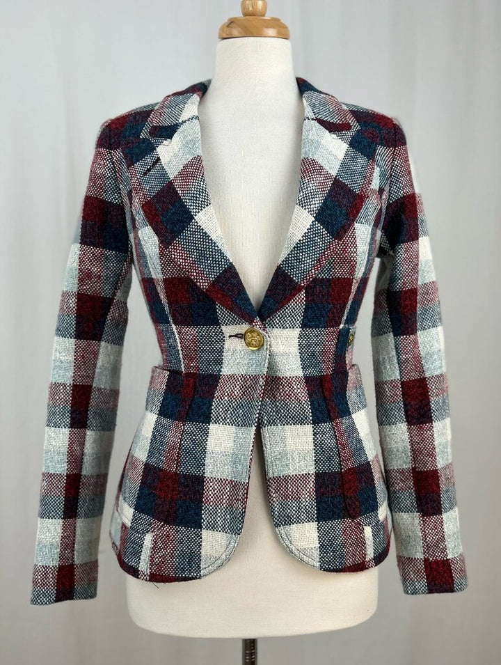 Smythe tweed duchess blazer (size 8)