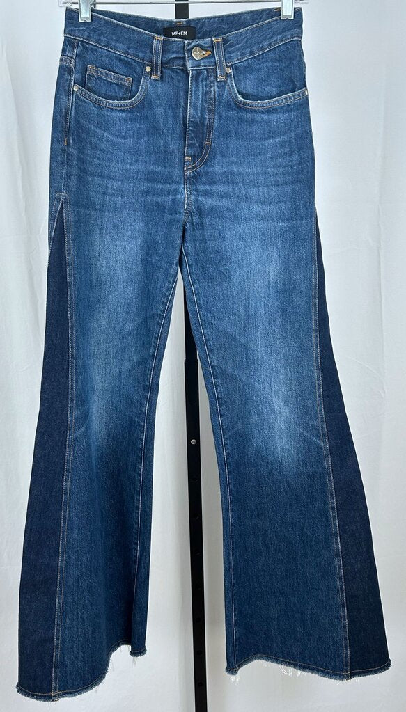 Me+Em NWT Split seam high rise jean (size 24)