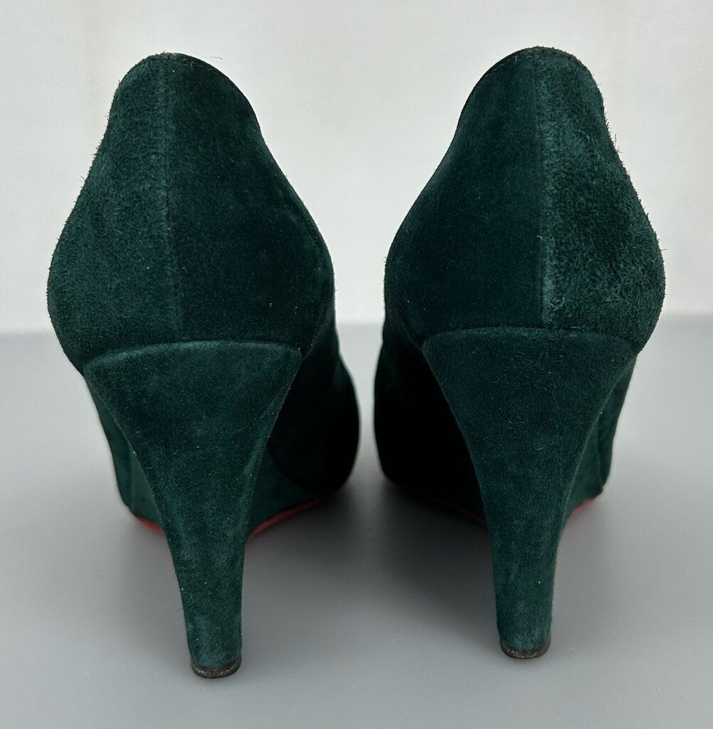 Christian Louboutin Suede Wedge (size 7.5)